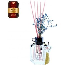 Aşk-ı Sermest Toptan Ölümsüz Aşk Meyve Serisi Yeşil Elma Kokulu 10 x 120 ml Köşeli Şişe Bambu Çubuklu Ortam Kokusu Reed Diffuser Oda Kokusu