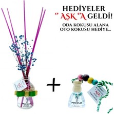 Aşk-ı Sermest Toptan Meczub Fantazi Serisi Yeni Araba Kokusu Kokulu 5 x 50 ml Oval Şişe Bambu Çubuklu Ortam Kokusu Reed Diffuser Oda Kokusu