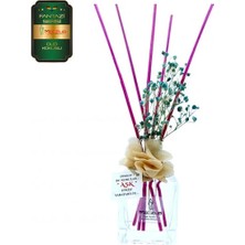 Aşk-ı Sermest Meczub Fantazi Serisi Oud Kokulu 5 x 120 ml küp Şişe Bambu Çubuklu Ortam Kokusu