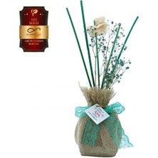 Aşk-ı Sermest Toptan Ölümsüz "Aşk" Hasır Serisi Aşkın Dumanı Kokulu 120 ml küp Şişe Bambu Çubuklu Ortam Kokusu Reed Diffuser Oda Kokusu