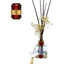 Aşk-ı Sermest Toptan Ölümsüz Aşk Mix Serisi Tarçın & Elma Kokulu 10 x 60 ml küp Şişe Bambu Çubuklu Ortam Kokusu Reed Diffuser Oda Kokusu