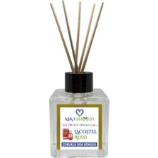 Aşk-ı Sermest Toptan Leylak Aromalı Bambu Çubuklu Oda Kokusu Reed Diffuser Ortam Kokusu Parfüm,  Küp Şişe,  200 mL, 3 Adet