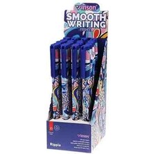 Vinson Dalgalı Desenli Jel Tükenmez Kalem Długopis Gel Zam 0.7 gr Ripple Vin Pudełko A 20