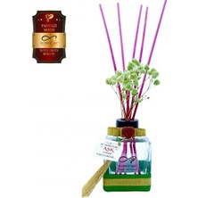 Aşk-ı Sermest Ölümsüz Aşk Fantazi Serisi Tutty Fruty Kokulu 5 x 120 ml küp Şişe Bambu Çubuklu Ortam Kokusu