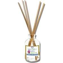 Aşk-ı Sermest Toptan Sexyy Grafitti Çiçek Aromalı Bambu Çubuklu Oda Kokusu Reed Diffuser Ortam Kokusu Parfüm, Oval Şişe, 50 mL , 5 Ad