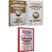 CBA Akademi 2026 Kpss Vatandaşlığın Pusulası Soru ve 25 Deneme - Optimum 5 Deneme