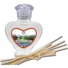 Aşk-ı Sermest Aşk-I Sermest Firdevs Cennet Çiçek Aromalı Bambu Çubuklu Oda Kokusu Parfüm, Kalp Şişe, 60 Ml, 5 Adet