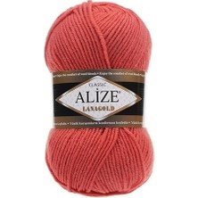 Alize Lanagold 5 Adet 154 Mercan Rengi El Örgü Ipliği