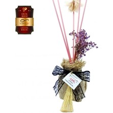 Aşk-ı Sermest Toptan Ölümsüz "Aşk" Hasır Serisi Lavanta Kokulu 60 ml küp Şişe Bambu Çubuklu Ortam Kokusu Reed Diffuser Oda Kokusu 10 Adet