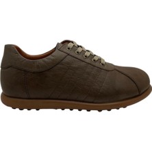 Crash Erkek Deri Ayakkabısı 38-201-KUM