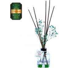 Aşk-ı Sermest Toptan Meczub Mix Serisi Çikolata & Hindistan Cevizi Kokulu 5 x 60 ml Küp Şişe Bambu Çubuklu Ortam Kokusu Reed Diffuser Oda Kokusu