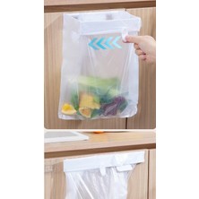 Kendinden Yapışkanlı Katlanabilir Çöp Poşeti Tutucu Aparat