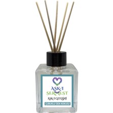 Aşk-ı Sermest Aşk-I Sermest Aşk-I Geylani Çiçek Aromalı Bambu Çubuklu Oda Kokusu Parfüm, Küp Şişe, 120 Ml, 5 Adet