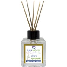 Aşk-ı Sermest Toptan Hindistan Cevizi Aromalı Bambu Çubuklu Oda Kokusu Reed Diffuser Ortam Kokusu Parfüm,  Küp Şişe,  200 mL, 5 Adet