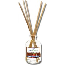 Aşk-ı Sermest Toptan Çikolata&Sakız Aromalı Bambu Çubuklu Oda Kokusu Reed Diffuser Ortam Kokusu Parfüm, Oval Şişe, 100 mL, 3 Adet