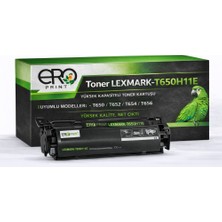 Ero Print Lexmark T652 Muadil Toner - 25000 Sayfalık