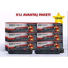 Ero Print Canon T13HBK Çipsiz Muadil Toner - 10.200 Sayfalık - 6'lı Avantaj Paket