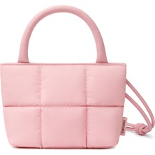 Comfyable Puffy Mini El Çantası – Kapitone Tasarım, Ayarlanabilir Askılı, Küçük ve Hafif Çapraz Askılı Çanta - Siyah