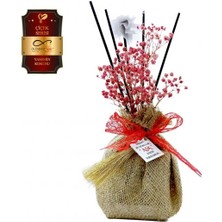 Aşk-ı Sermest Toptan Ölümsüz "Aşk" Hasır Serisi Yasemin Kokulu 200 ml küp Şişe Bambu Çubuklu Ortam Kokusu Reed Diffuser Oda Kokusu
