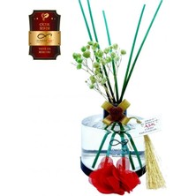 Aşk-ı Sermest Ölümsüz Aşk Çiçek Serisi Vanilya Kokulu 3 x 200 ml Silindir Şişe Bambu Çubuklu Ortam Kokusu