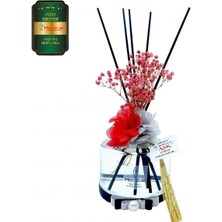 Aşk-ı Sermest Toptan Meczub Aşk Serisi Aşk'ın Kokusu Kokulu 3 x 200 ml Silindir Şişe Bambu Çubuklu Ortam Kokusu Reed Diffuser Oda Kokusu