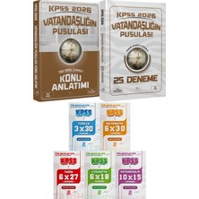 CBA Akademi 2026 Kpss Vatandaşlığın Pusulası Konu ve 20 Deneme - 5 Ders 31 Deneme