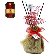 Aşk-ı Sermest Toptan Ölümsüz "Aşk" Hasır Serisi Vanilya & Amber Kokulu 200 ml küp Şişe Bambu Çubuklu Ortam Kokusu Reed Diffuser Oda Kokusu