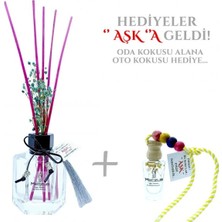 Aşk-ı Sermest Meczub Fantazi Serisi Beyaz Sabun Kokulu 10 x 120 ml Köşeli Şişe Bambu Çubuklu Ortam Kokusu