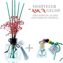 Aşk-ı Sermest Toptan Meczub Çiçek Serisi Çiçek Bahçesi Kokulu 10 x 120 ml Köşeli Şişe Bambu Çubuklu Ortam Kokusu Reed Diffuser Oda Kokusu