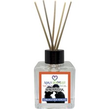 Aşk-ı Sermest Toptan Afrodiziyak Etkili Çiçek Aromalı Bambu Çubuk Oda Kokusu Parfüm, Küp Şişe, 120 mL,3 Ad