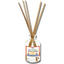 Aşk-ı Sermest Toptan Şems-i Tebrizi Çiçek Aromalı Bambu Çubuklu Oda Kokusu Reed Diffuser Ortam Kokusu Parfüm, Oval Şişe, 50 mL , 5 Ad