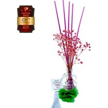 Aşk-ı Sermest Ölümsüz Aşk Fantazi Serisi Odunsu Kokulu 3 x 50 ml Oval Şişe Bambu Çubuklu Ortam Kokusu