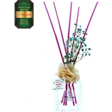 Aşk-ı Sermest Toptan Meczub Fantazi Serisi Beyaz Sabun Kokulu 10 x 120 ml küp Şişe Bambu Çubuklu Ortam Kokusu Reed Diffuser Oda Kokusu