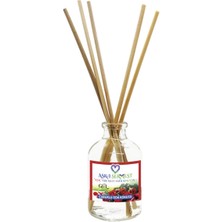 Aşk-ı Sermest Toptan Gül Aromalı Bambu Çubuklu  Oda Kokusu Parfüm, Oval Şişe, 50 mL, 10 Adet