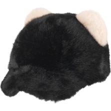 Suyutti K24440-07 Bayan Kürklü Siperli Şapka