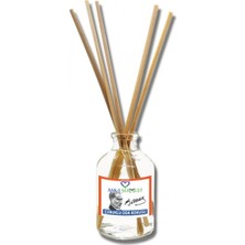 Aşk-ı Sermest Kemal Atatürk Baskılı Çiçek Aromalı Bambu Çubuk Oda Kokusu Parfüm,Oval Şişe,50ml ,10Ad