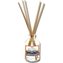 Aşk-ı Sermest Şimal Cennet Çiçek Aromalı Bambu Çubuklu Oda Kokusu Parfüm, Oval Şişe, 100 mL, 10 Adet
