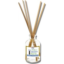 Aşk-ı Sermest Toptan Armantii Blackk Çiçek Aromalı Bambu Çubuk Oda Kokusu Parfüm, Oval Şişe, 100 mL, 10 Ad