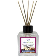 Aşk-ı Sermest Toptan Jaddoree Çiçek Aromalı Bambu Çubuklu Oda Kokusu Reed Diffuser Ortam Kokusu Parfüm,  Küp Şişe,  120 mL, 5 Adet