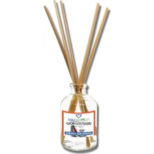 Aşk-ı Sermest Toptan Aşk'ın Gözyaşları Çiçek Aromalı Bambu Çubuk Oda Kokusu Parfüm, Oval Şişe, 100ml, 10 Ad