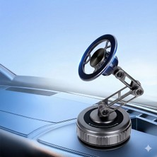 Zilvana Vakumlu Manyetik Araç Telefon Tutucu 360° Döner Cam ve Torpido Uyumlu Ekstra Sağlam