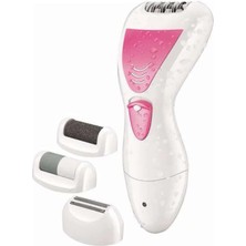 LaraTech Şarjlı Epilasyon Cihazı Çok Başlıklı Ayak Bakımına Uygun Epilatör Aleti