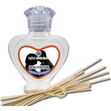 Aşk-ı Sermest Toptan Afrodiziyak Etkili Çiçek Aromalı Bambu Çubuk Oda Kokusu Parfüm, Kalp Şişe, 60ml, 10 Ad