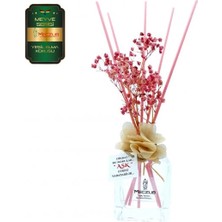 Aşk-ı Sermest Meczub Meyve Serisi Yeşil Elma Kokulu 3 x 120 ml küp Şişe Bambu Çubuklu Ortam Kokusu