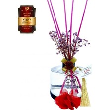 Aşk-ı Sermest Toptan Ölümsüz Aşk Fantazi Serisi Beyaz Sabun Kokulu 5 x 200 ml Silindir Şişe Bambu Çubuklu Ortam Kokusu Reed Diffuser Oda Kokusu