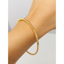 Cemal Demircioğlu Oluklu Ray Ajda 22 Ayar Yatırımlık Kibrit Çöpü 10 Gr Altın Kadın Bilezik