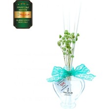 Aşk-ı Sermest Toptan Meczub Parfüm Serisi Burberryy Kokulu 5 x 60 ml Kalp Şişe Bambu Çubuklu Ortam Kokusu Reed Diffuser Oda Kokusu
