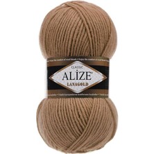 Alize Lanagold 5 Adet  544 Kahverengi  El Örgü Ipliği