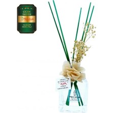 Aşk-ı Sermest Toptan Meczub Çiçek Serisi Amber Kokulu 10 x 120 ml küp Şişe Bambu Çubuklu Ortam Kokusu Reed Diffuser Oda Kokusu