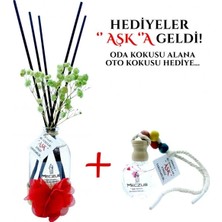 Aşk-ı Sermest Meczub Aşk Serisi Ölümsüz Aşk Ixiri Kokulu 10 x 100 ml Oval Şişe Bambu Çubuklu Ortam Kokusu